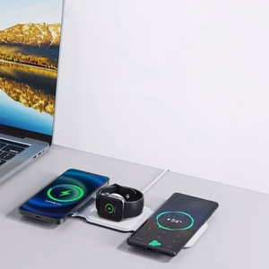 Juhtmevaba laadija Dudao A11N 3in1 valge 15W (iPhone / Apple Watch / Airpods)