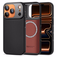 Tech-Protect Kevlar Aramid MagSafe ümbris jaoks iPhone 17 Pro Max - must