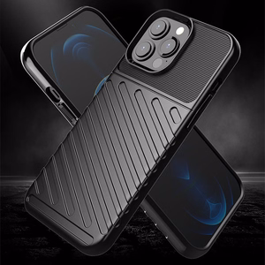 Thunder Case Paindlik ja vastupidav TPU ümbris iPhone 13 Pro Max jaoks roheline