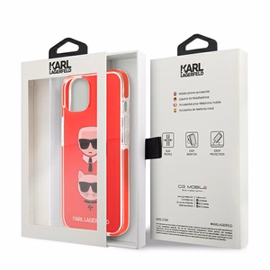 Karl Lagerfeld Karl&Choupette Head Case for iPhone 13 mini - Red