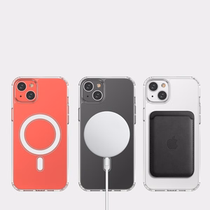 MagSafe iPhone 15 Plus läbipaistev Magnetic Ümbris - läbipaistev