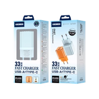 JELLICO seinalaadija EU55 GaN PD 33W 1xUSB-C + 1xUSB QC3.0 Sinine