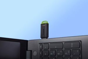 Kingston 256GB kaasaskantav USB 3.2 must/roheline