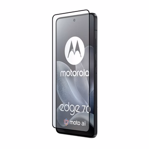 Crong 3D Armour Glass Lite kogu pinnaga liimitav karastatud ekraanikaitseklaas seadmele Motorola Edge 70 5G