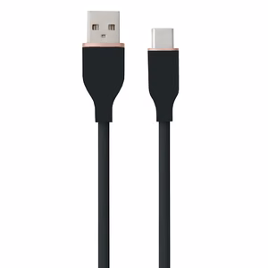 Silicone Kaabel USB Type-A - Type-C (must, 1m)