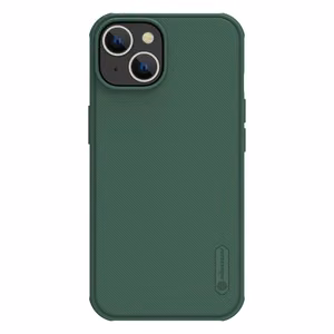 Nillkin Super Frosted Shield Pro ümbris iPhone 14 Plus tagaküljele roheline