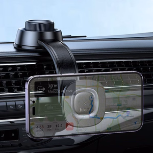 Juhtmevaba phone car hoidja Hoco 15W dashboard HW31 must