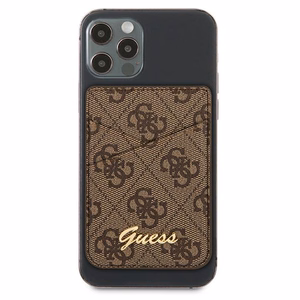 Guess Wallet Card Slot GUWMS4GTLBR MagSafe 4G коричневый/коричневый