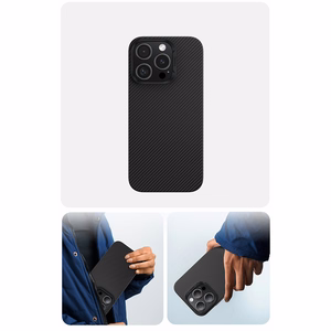 Benks Magnetic Armor Air Kevlar Чехол PC Frame 600D (E065) для Iphone 16 Pro чёрный