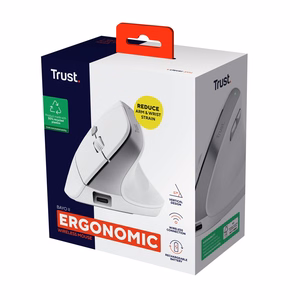 Trust Bayo II ergonoomiline juhtmevaba hiir, valge