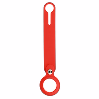 Silikoon loop jaoks Airtag punane