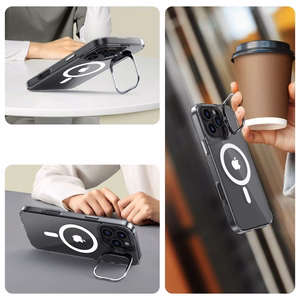 Tech-Protect MagStand MagSafe Ümbris jaoks iPhone 16 Pro - Clear