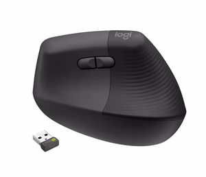 Logitech Lift vertikaalne ergonoomiline hiir ärikeskõnnaks