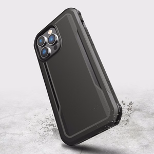 Raptic X-Doria Fort ümbris iPhone 14 Pro Max koos MagSafe soomustatud kaitsekattega must