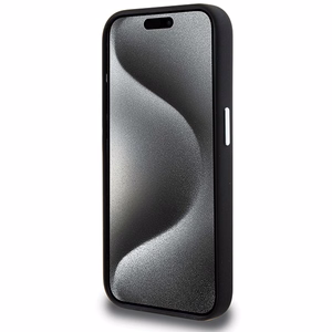 BMW Signature Liquid Silicone MagSafe ümbris jaoks iPhone 15 Pro - must