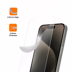 Vmax karastatud klaas 2,5D normaalne läbipaistev klaas iPhone 16 Plus 6,7"