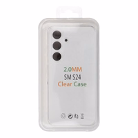 CLEAR ümbris 2 mm BOX jaoks SAMSUNG S24 läbipaistev
