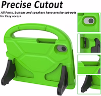 Ümbris Shockproof Kids Samsung X210/X215/X216 Tab A9 Plus 11.0/X230/X235/X236 Tab A11 Plus 11.0 roheline