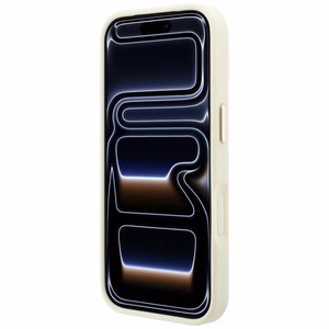 Guess Ring Stand 360 Grained Classic Logo MagSafe ümbris iPhone 18 Pro Max / 17 Pro Max – beež