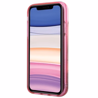 Karl Lagerfeld Glitter Karl Head iPhone 11/XR Ümbris - Roosa