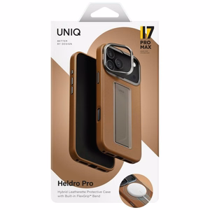 Uniq Heldro Pro Magclick Charging Ümbris jaoks iPhone 17 Pro Max - Brown