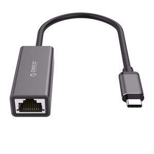 Orico XC-R45-V1 võrguadapter USB-C–RJ45, Gigabit Ethernet, 1 Gbps – must