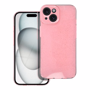 CLEAR Ümbris 2 mm BLINK jaoks IPHONE 15 roosa