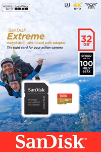 SanDisk Micro SDHC 32GB UHS-I mälukaart adapteriga