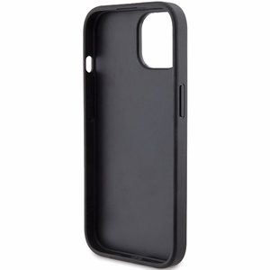 Karl Lagerfeld Quilted K Pattern case for iPhone 15 Plus / 14 Plus - black