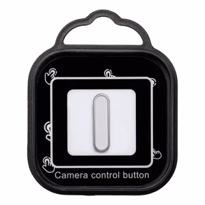 Camera Control active button fit jaoks IPHONE 16 series Ümbris Drop Glue / Clear Mag Cover hõbedane