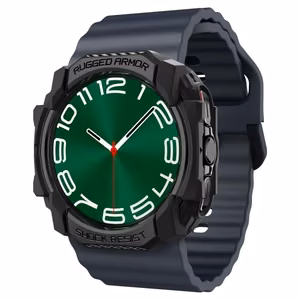 Spigen Rugged Armor Ümbris jaoks Samsung Galaxy Watch Ultra (47mm) - Matte must