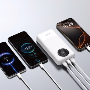 Dudao K12Pro 22.5W PD 20000mAh USB-A, USB-C valge akupank