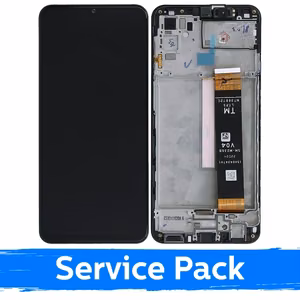LCD Ekraan Ühildub Samsung M336 M33 5G / M236 M23 5G Must Koos Frame (Service Pack)