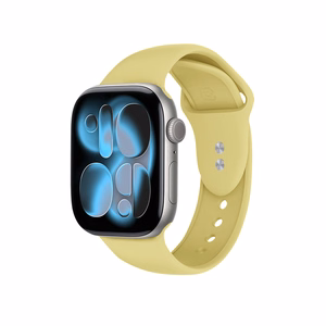 Crong Liquid rihm Apple Watch 38 / 40 / 41 / 42 mm, õlekollane