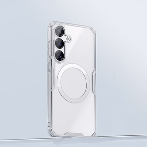 Nillkin Nature TPU Pro Magnetic Ümbris with MagSafe jaoks Samsung S25 - valge
