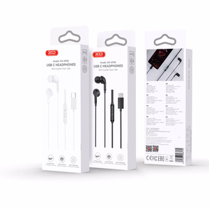 XO EP82 juhtmega kõrvaklapid USB-C-liidesega, valged
