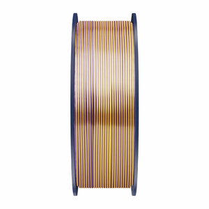 Sunlu PLA+ Silk kolmevärviline filament (must, kuldne ja lilla)