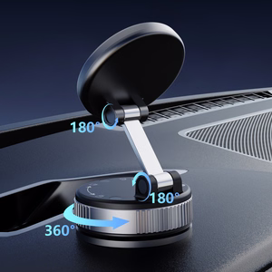 Dudao F24PRO MagSafe ühilduv Car Hoidja with Suction Cup for Windshield or Dashboard - must