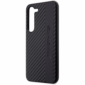 AMG AMHCS23MBLSCA S23+ S916 чёрный/чёрный жёсткий чехол Carbon Stripe & Embossed