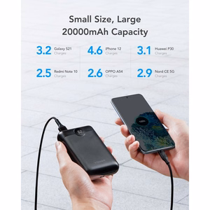 Powerbank Veger S20 (W2053) PD QC3.0 2A 22,5W 20000 mAh must