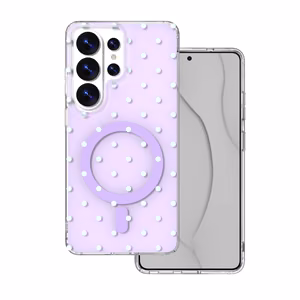 Bubble Dots Mag чехол для Samsung S26 Ultra, фиолетовый