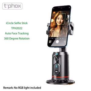 T-PHOX ICIRCLE GIMBAL/TRIPOD FACE TRACKING AI 360 BLACK HOLDER