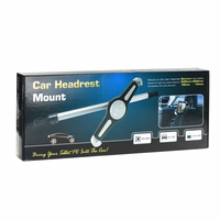 Car hoidja jaoks two headrests (tablets 7"-11") hõbedane