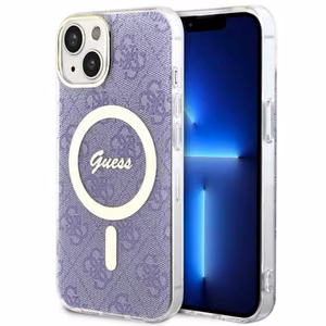Guess GUHMP14MH4STU iPhone 14 Plus 6.7" lilla/lilla hardcase 4G MagSafe