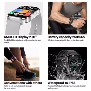 Blavec Smartwatch W-18 Hellia HD AMOLED Voice Call (SWW18-G) hall