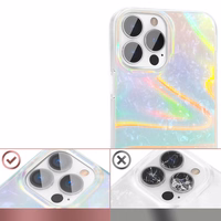 Kingxbar Shell seeria luksuslik ja elegantne telefoniümbris iPhone 13 Pro jaoks pärlmuttersinine