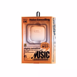 REMAX BLUETOOTH HEADPHONES TWS W37 valge ENC BT 5.4