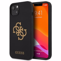 Guess GUHCP13SLS4GGBK iPhone 13 mini 5.4" must/must kõva korpus Silikoon 4G logo