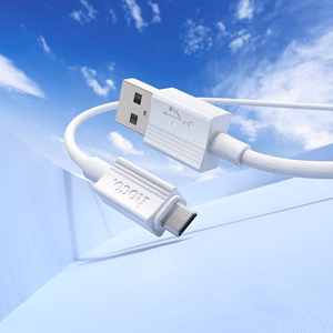 Кабель USB A на Micro USB Hoco 2,4A 1 m X107 белый