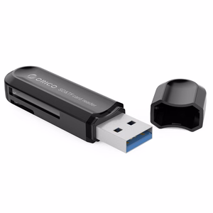 Orico CRS21 USB 3.0 SD- ja microSD-mälukaardilugeja, must
